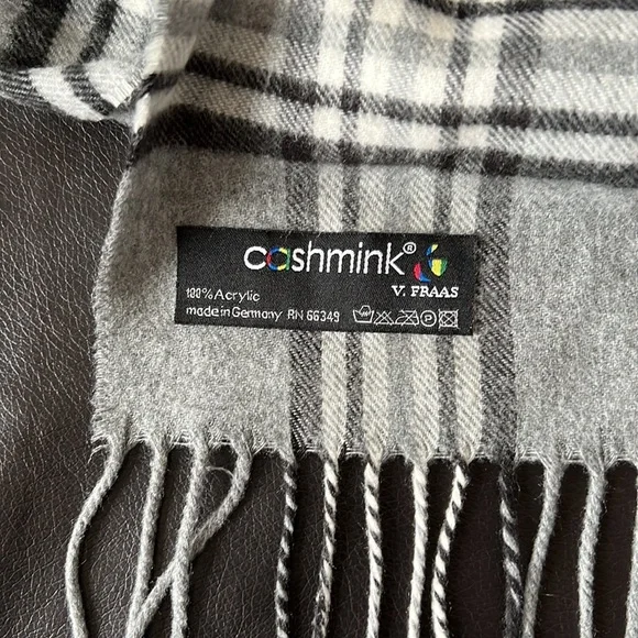 Cashmink Plaid Scarf - Picture 2 of 2